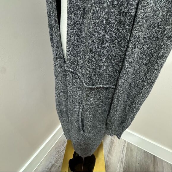 PacSun Open Front Long Cardigan, Grey, Size Medium Pockets! - Picture 4 of 4
